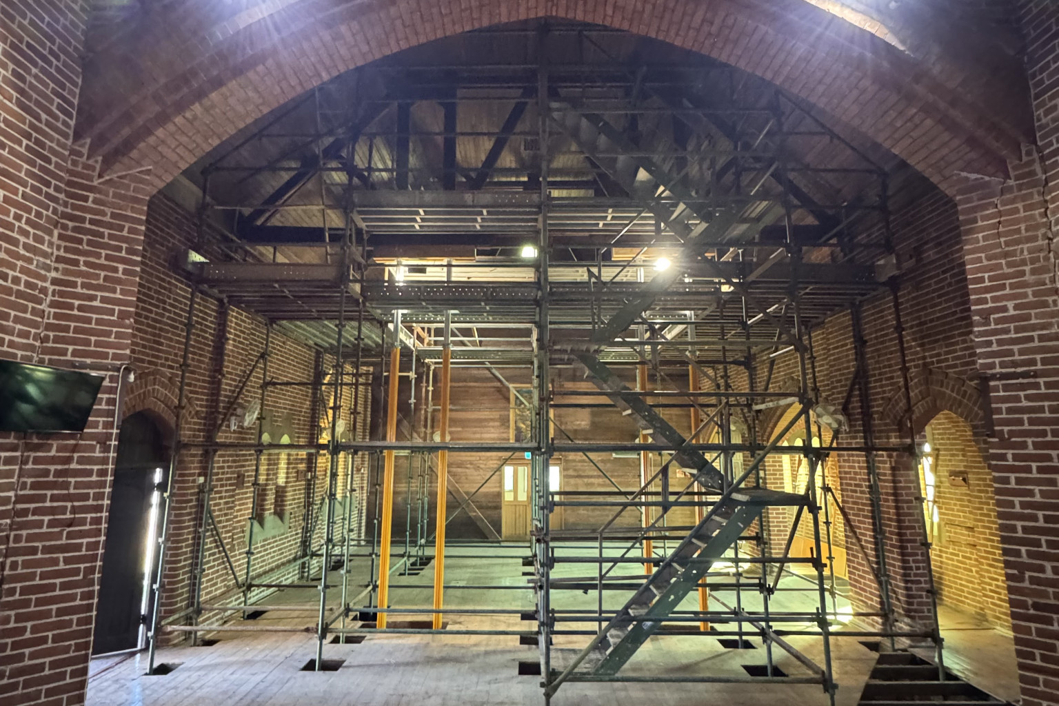 Truss repair is now an urgent priority at St Ambrose Memorial Church and a development application has been lodged with Gilgandra Shire Council. Photo supplied.