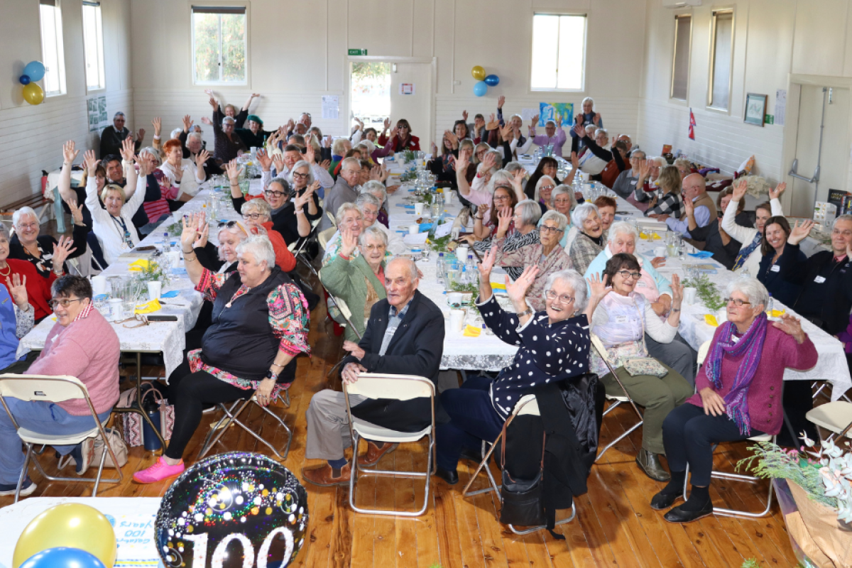 Centenary cheers for Collie CWA! Photos: Gilgandra Weekly: Sharon Bonthuys.
