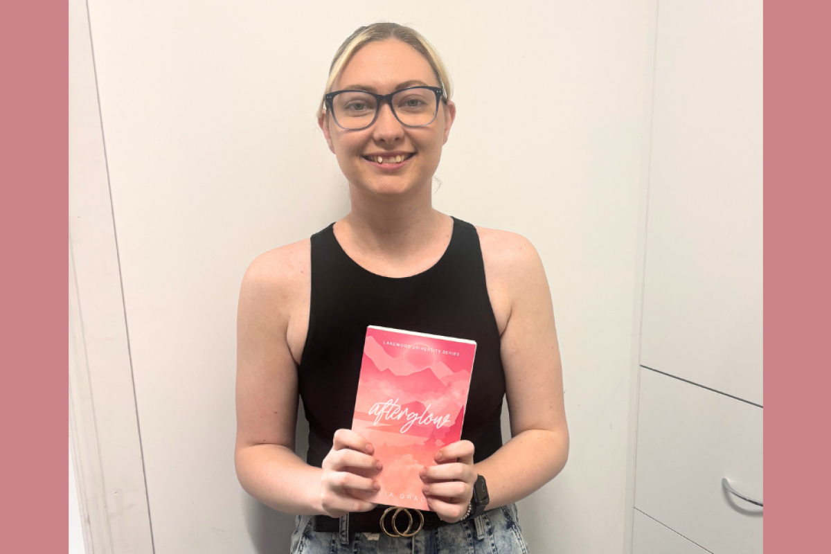 Olivia Amiet, who write under the name Olivia Grace, has just released her first published book, Afterglow. Photo by The Gilgandra Weekly: Lucie Peart.