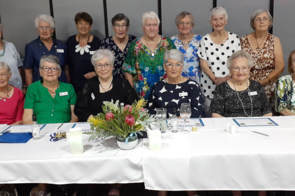 Gilgandra PROBUS Club’s executive and committee members 2024/25. Back row: Margaret Zell, Joycelyn Job, June Weston, Margaret Schier, Nancy Semmler, Nan Nalder, Margaret Robins, and Denise Quealy. Seated: Carole Spora, secretary Anne Smith, president Pat Thompson, treasurer Elaine Gilmour, Shirley Mudford, and life member Val Lummis. Photos by Gilgandra PROBUS Club.