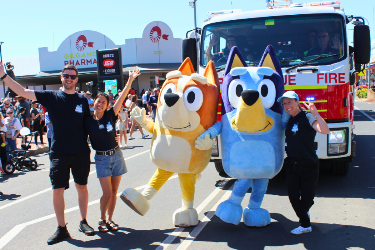 The Bluey and Bingo crew were a popular addition to this year’s street parade. Photos by The Gilgandra Weekly: Lucie Peart.