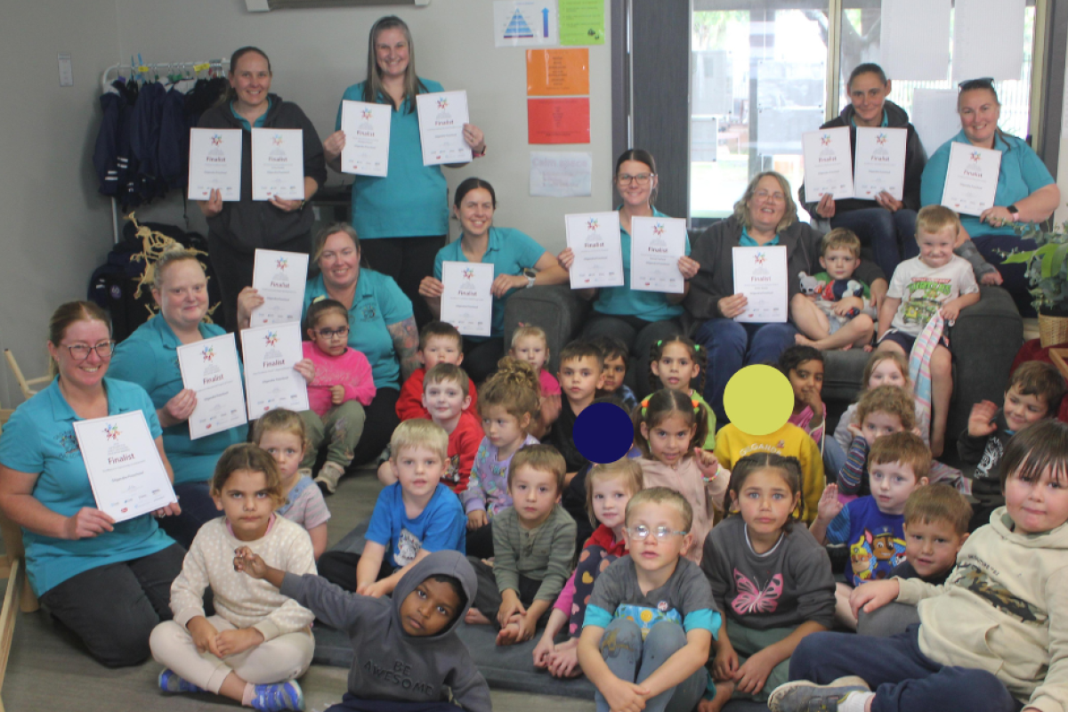 Gilgandra Preschool is a finalist in 16 awards in the 2024 NSW Excellence in Early Childhood Education Awards. The winners will be announced at a gala dinner in Sydney on November 2. Photo by The Gilgandra Weekly: Nicholas Croker.