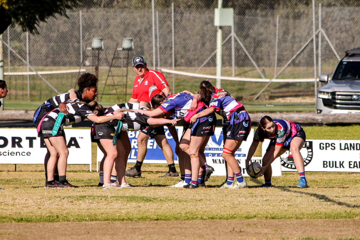 The Flamin’ Galahs won their match against the Warren Pumas 24-14. Photos by Gulargambone Rugby Union Club.