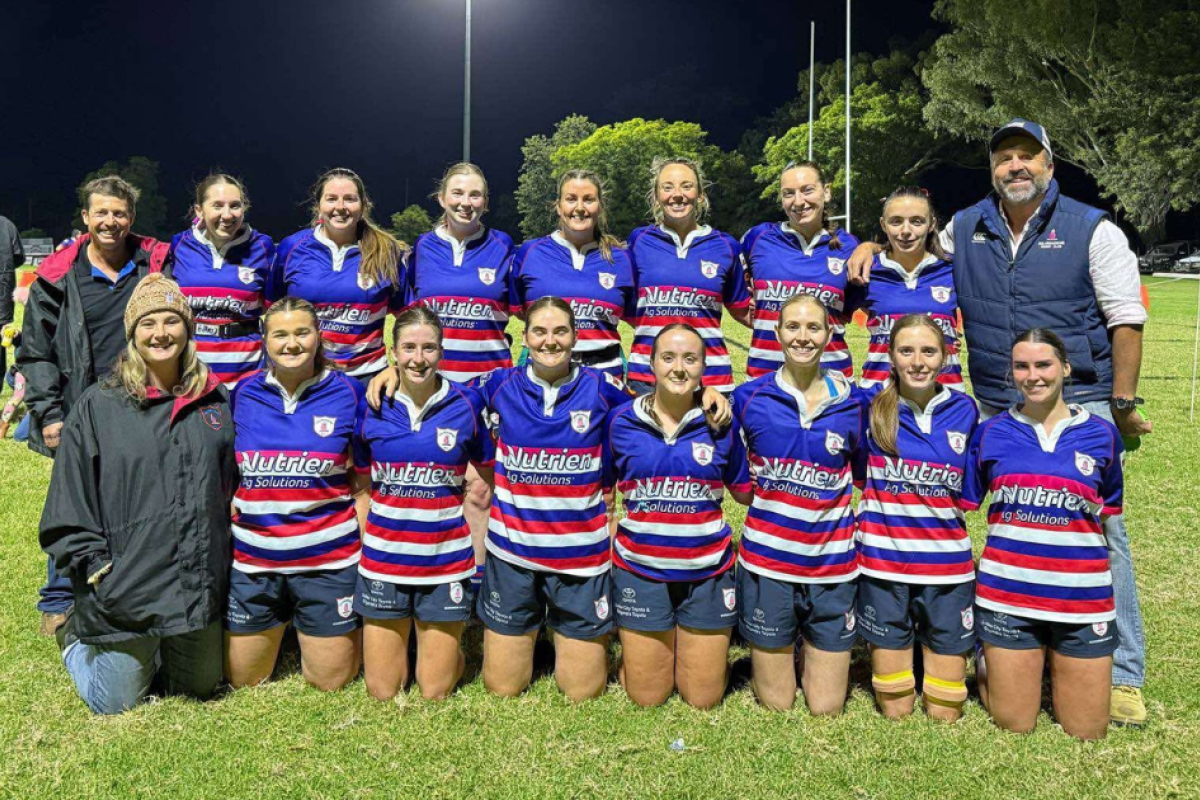 The Flamin’ Galahs won 58-5 against the Warren Pumas. Photo supplied.