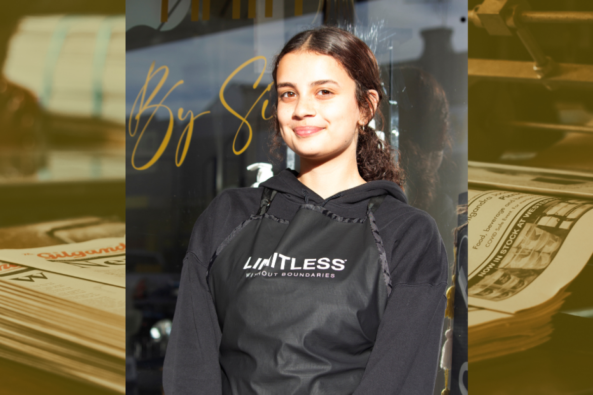 Gilgandra High School year 10 student Jessie Riley undertook her work experience at Glossed Hair by Sim. Photo by The Gilgandra Weekly: Ella Mudford.