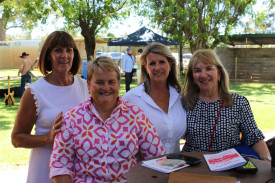 Robin Hazelton, Margie Stewart, Megan O’Connor and Julie Prout.