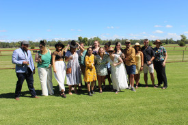 Local teachers got together for a good day out at the races.