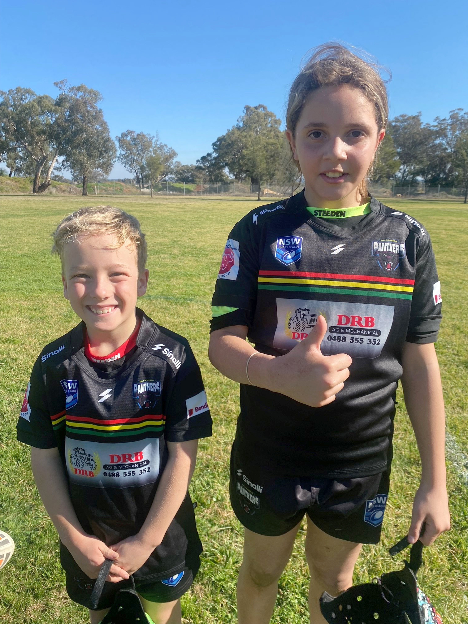 Under 10s Panthers of the Week - Liam Cosier and London Bennett.