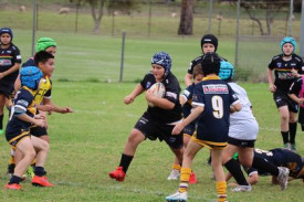 Another action photo of the Gilgandra U10s.