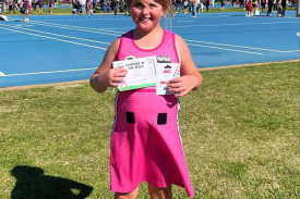 Under 10 Panther of the Week, Frankie Medd (netball).
