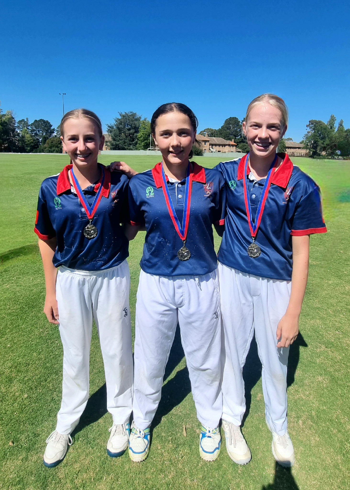 Gilgandra cricketers Georgia Allan, Lainey Walker and Evie Peart were part of the winning Western Zone Girls team who played Orange in the grand final. Gilgandra’s Jacqueline Hutchison was also a member of the squad but was unable to play in the final.